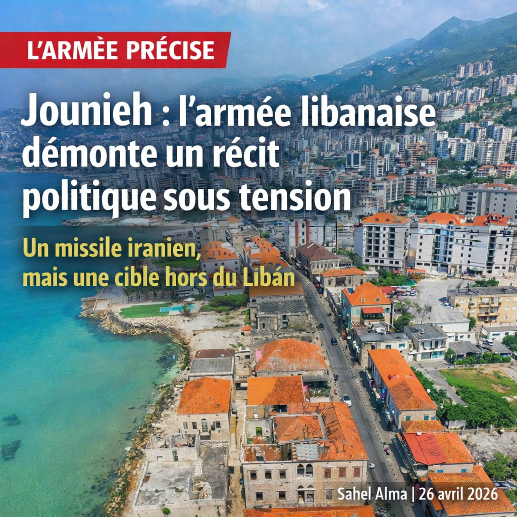 Jounieh : non, le missile n’était pas « destiné au Liban »