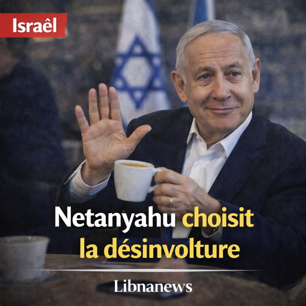 Netanyahu choisit la désinvolture pour parler à un pays sous les missiles Netanyahu choisit la désinvolture pour parler à un pays sous les missiles