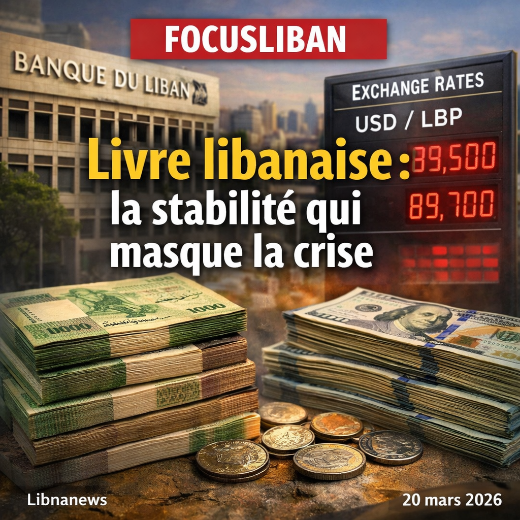 Livre libanaise : la stabilité qui masque la crise