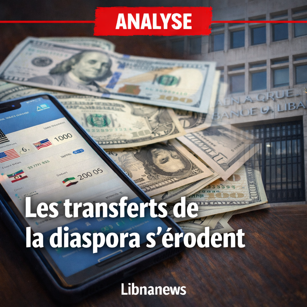 Les transferts de la diaspora vers le Liban ont reculé à 4,87 milliards de dollars sur les neuf premiers mois de 2025 malgré un rebond au troisième trimestre Les transferts de la diaspora vers le Liban ont reculé à 4,87 milliards de dollars sur les neuf premiers mois de 2025 malgré un rebond au troisième trimestre