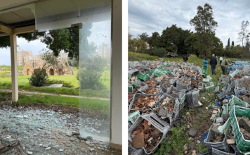 Évaluation des dommages sur le site archéologique de Tyr, au Liban, inscrit au patrimoine mondial, réalisée par ALIPH et L’Œuvre d’Orient le 23 mars 2026 © ALIPH – David Sassine