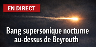 En direct: bang supersonique nocturne au-dessus de Beyrouth et assassinat de journalistes