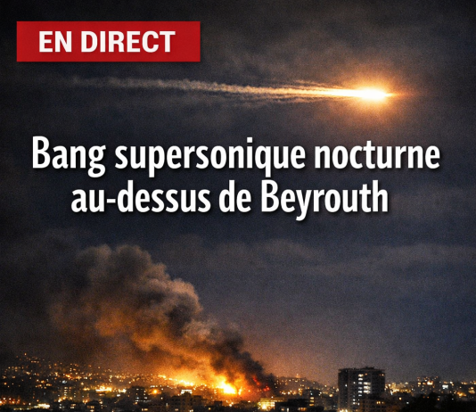 En direct: bang supersonique nocturne au-dessus de Beyrouth et assassinat de journalistes