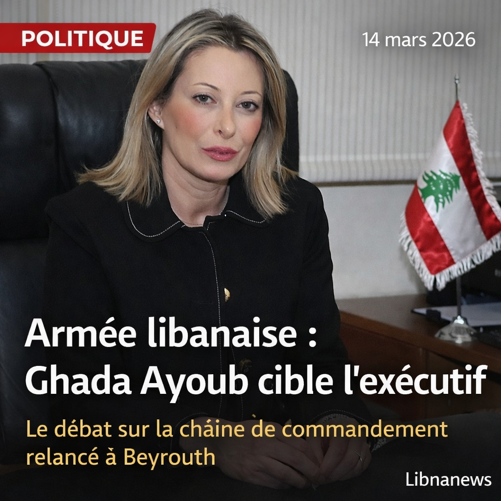 Armée libanaise : Ghada Ayoub cible l’exécutif Armée libanaise : Ghada Ayoub cible l’exécutif