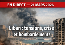 En direct:  Liban, tensions politiques et pression économique et bombardements