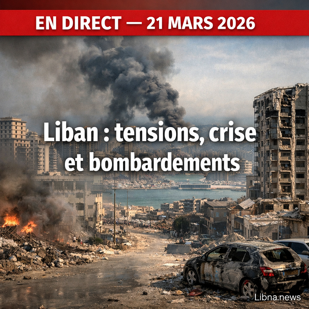 En direct:  Liban, tensions politiques et pression économique et bombardements
