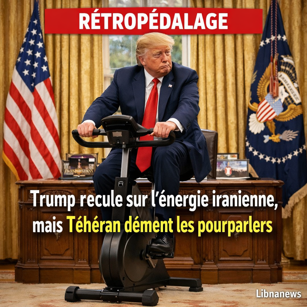 Trump recule sur l’énergie iranienne, mais Téhéran dément les pourparlers ترامب يتراجع عن الطاقة الإيرانية، ولكن طهران ينكر المحادثات