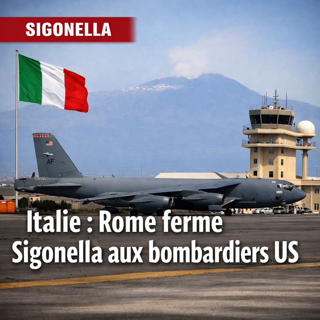 Italie : Rome ferme Sigonella aux bombardiers US
