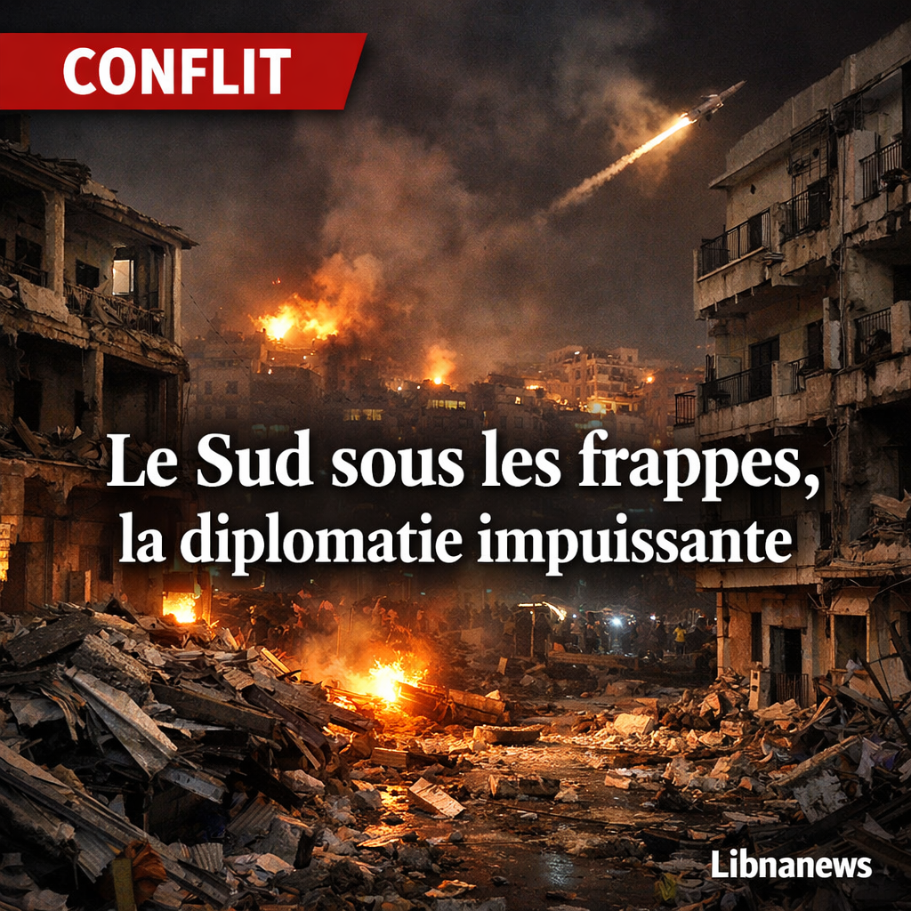 Liban : nuit de frappes au Sud, la diplomatie sans percée Liban : nuit de frappes au Sud, la diplomatie sans percée