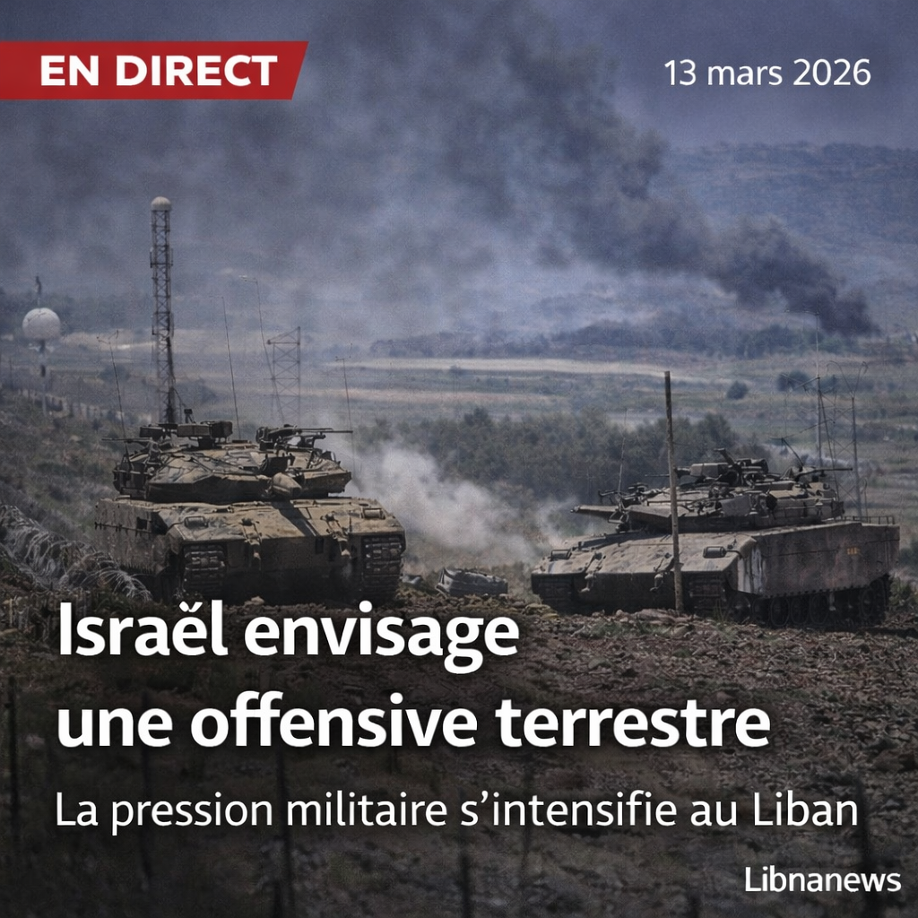 En Direct: Israël envisage une offensive terrestre au Liban