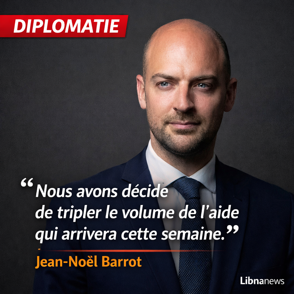 La France triple son aide humanitaire au Liban : 60 tonnes d&rsquo;assistance et un centre médical mobile pour les déplacés du Sud