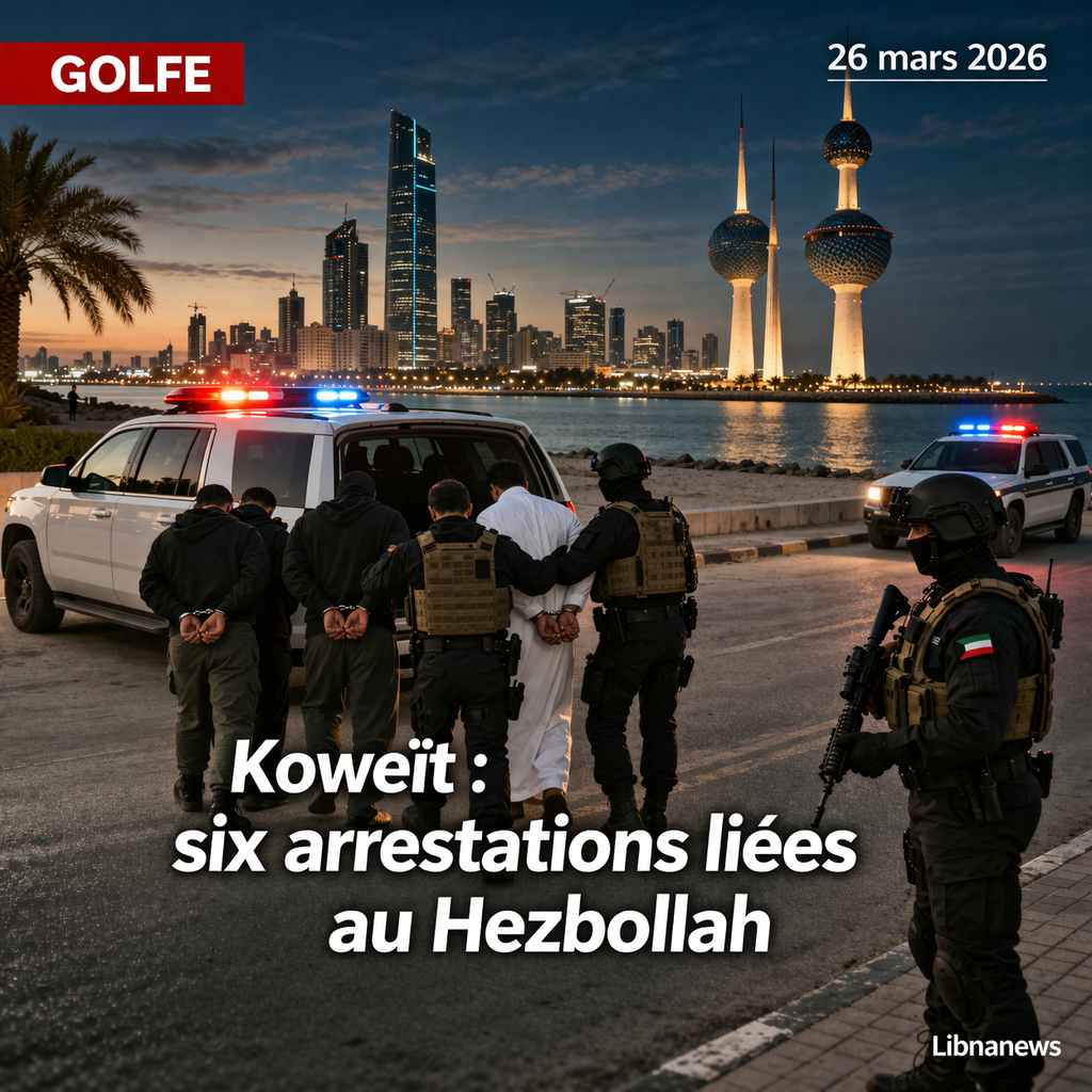 Koweït: six nouvelles arrestations liées au Hezbollah sur fond d’alerte dans le Golfe
