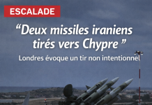 L&rsquo;Iran tire deux missiles en direction de Chypre, où sont stationnées des troupes britanniques