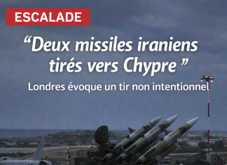 L&rsquo;Iran tire deux missiles en direction de Chypre, où sont stationnées des troupes britanniques