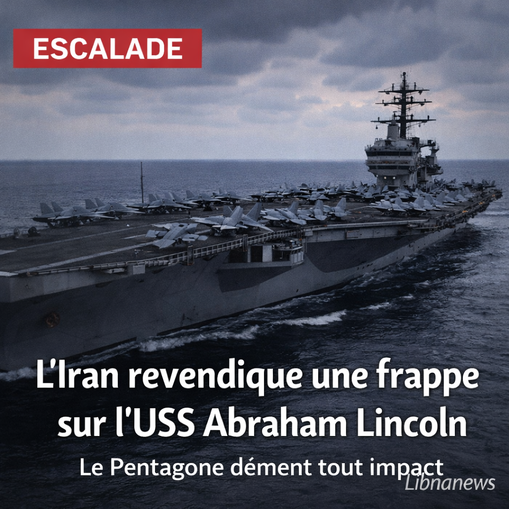 L’Iran revendique une attaque contre le porte-avions américain USS Abraham Lincoln dans le Golfe