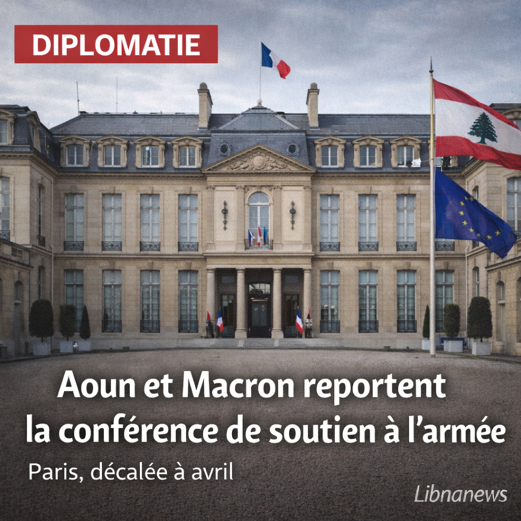 Aoun et Macron reportent la conférence de soutien à l’armée libanaise face à l’escalade régionale