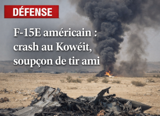Un chasseur F-15 américain s’écrase au Koweït dans un incident de tir ami
