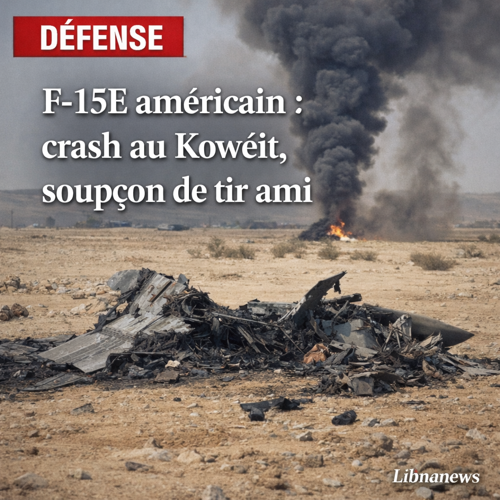 Un chasseur F-15 américain s’écrase au Koweït dans un incident de tir ami