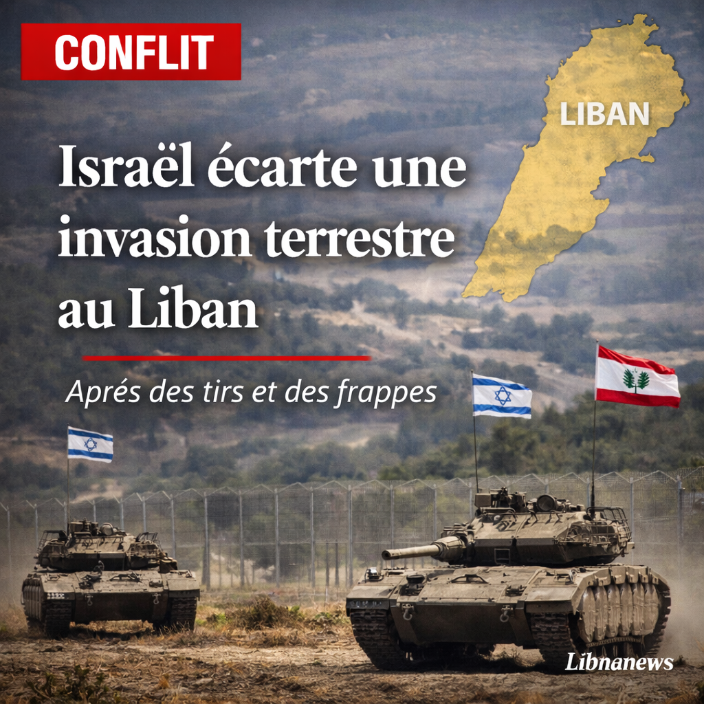 L’armée israélienne écarte une invasion terrestre imminente au Liban suite à des échanges de tirs avec le Hezbollah