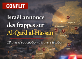 L’armée israélienne annonce une vague imminente de frappes contre les bâtiments d’Al-Qard al-Hassan au Liban