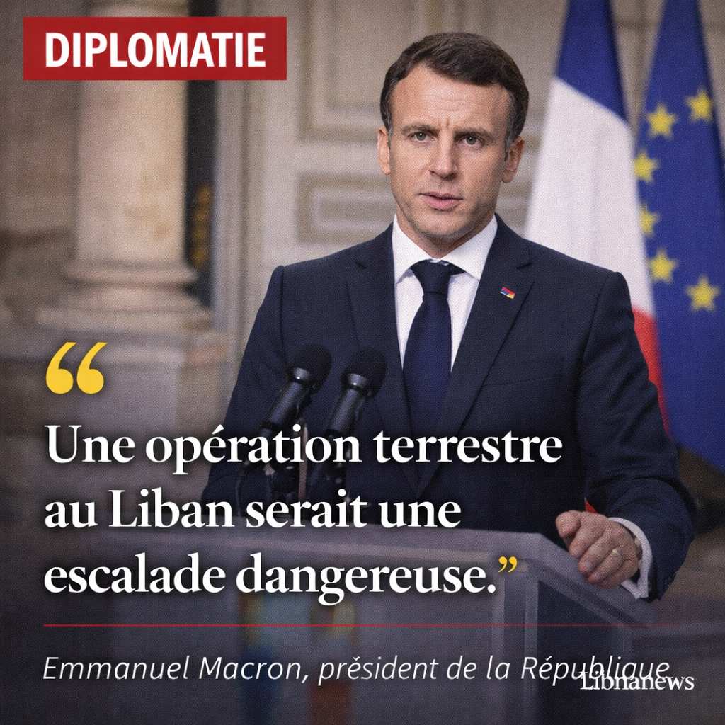 Emmanuel Macron met en garde Israël contre toute opération terrestre au Liban et ordonne le déploiement du porte-avions Charles-de-Gaulle