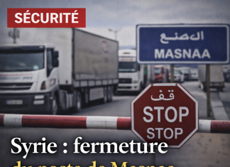 La Syrie ferme le poste frontière de Masnaa avec le Liban après un avertissement de prise pour cible par Israël