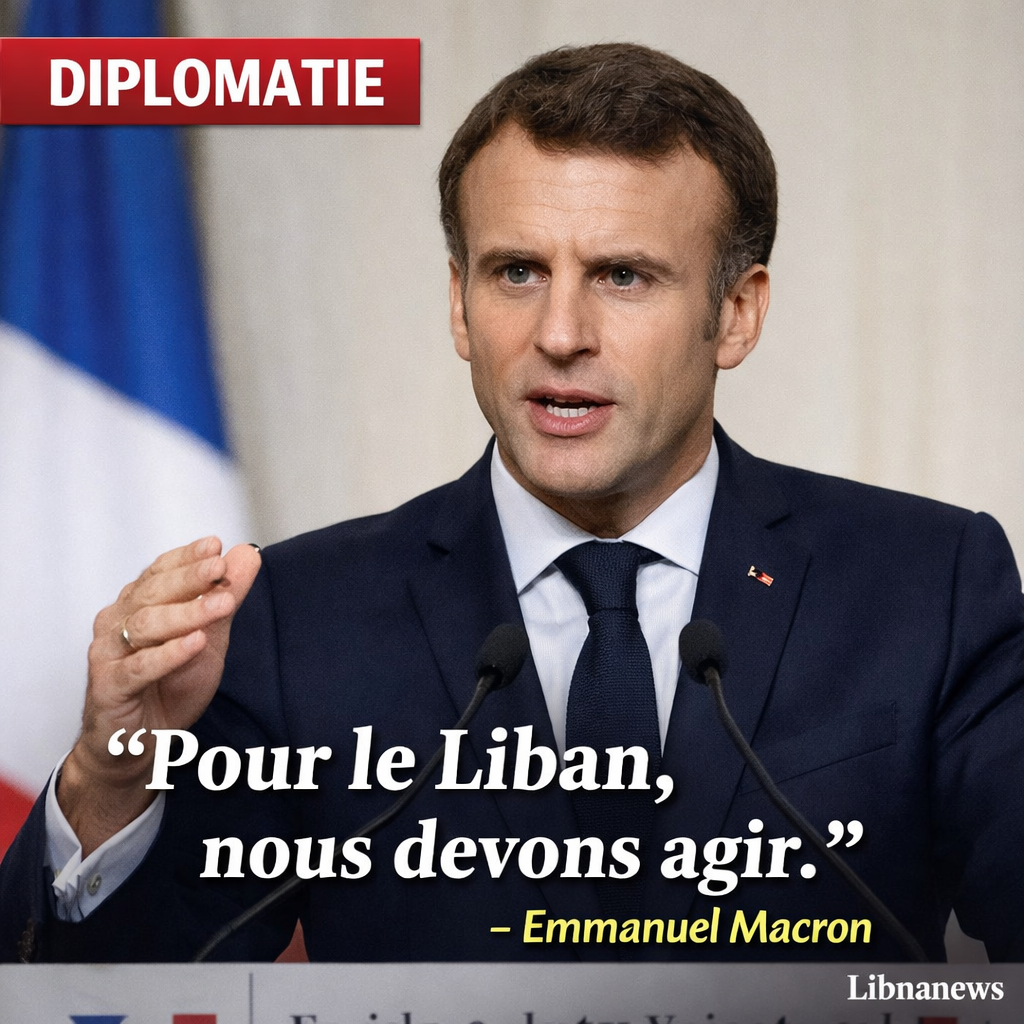 Emmanuel Macron annonce l’envoi immédiat d’une aide humanitaire aux civils libanais