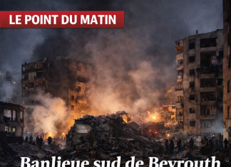 Frappes israéliennes massives sur la banlieue sud de Beyrouth dans la nuit du 5 au 6 mars et le bilan des victimes s’élève à 123 morts et 683 blessés