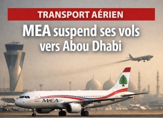Liban : Middle East Airlines annule ses vols vers et depuis Abou Dhabi en raison des fermetures d&rsquo;espaces aériens dans le Golfe