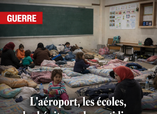 L’aéroport, les écoles, les hôpitaux : les lieux du quotidien transformés par la guerre