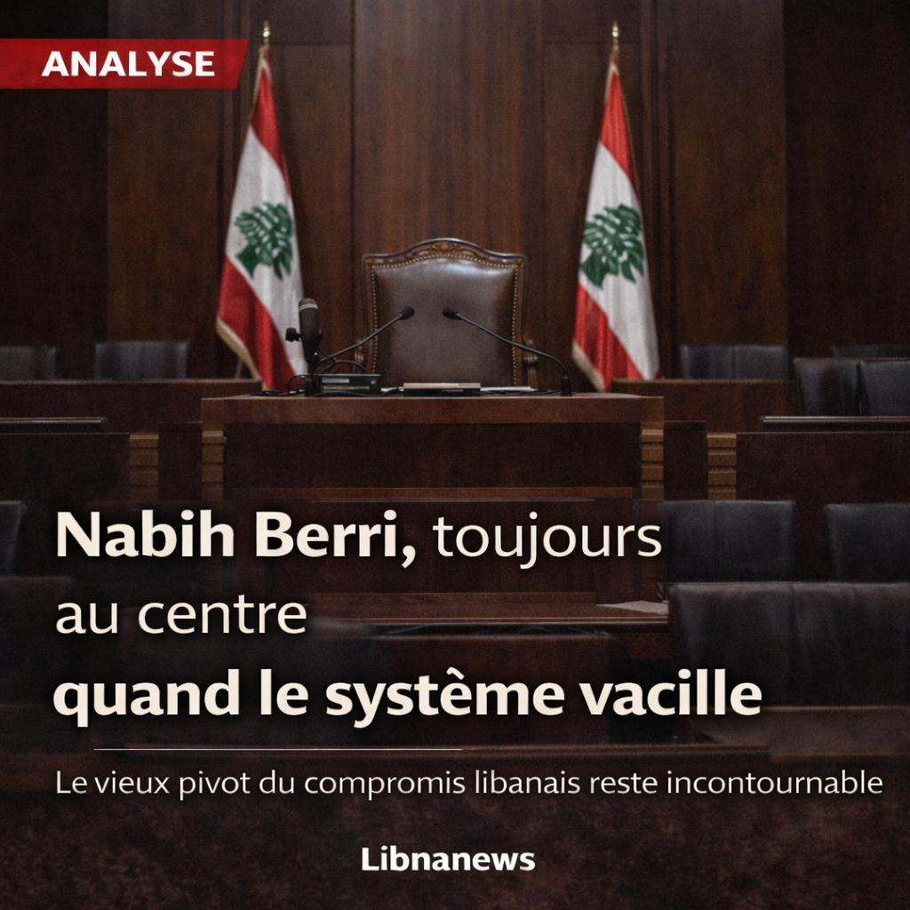 Nabih Berri, toujours au centre quand le système vacille