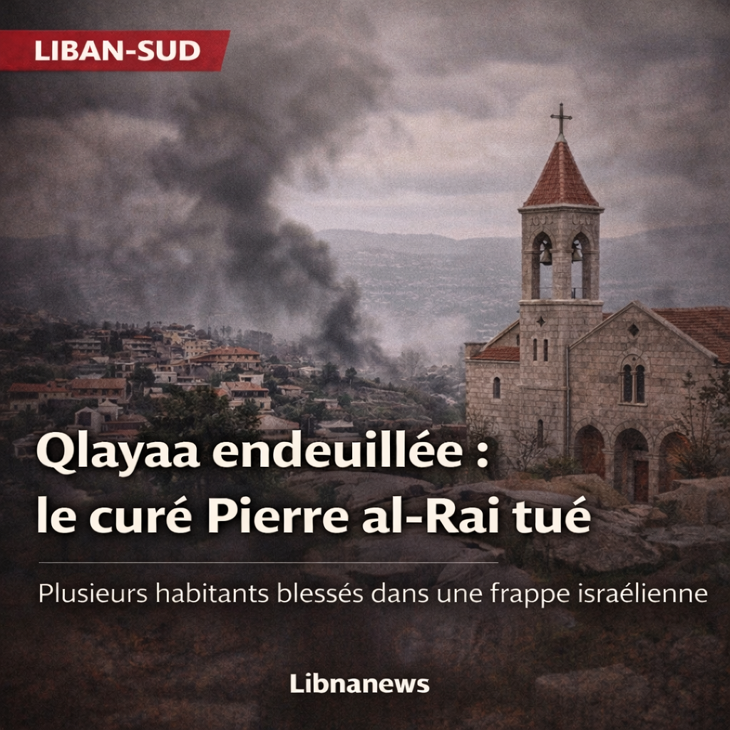 Qlayaa endeuillée : le curé tué par une frappe israélienne, annonce le maire