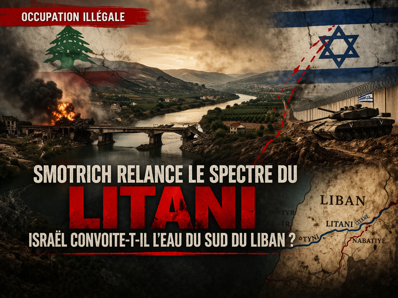 Smotrich revives the Litani spectrum: does Israel covet the water of southern Lebanon?