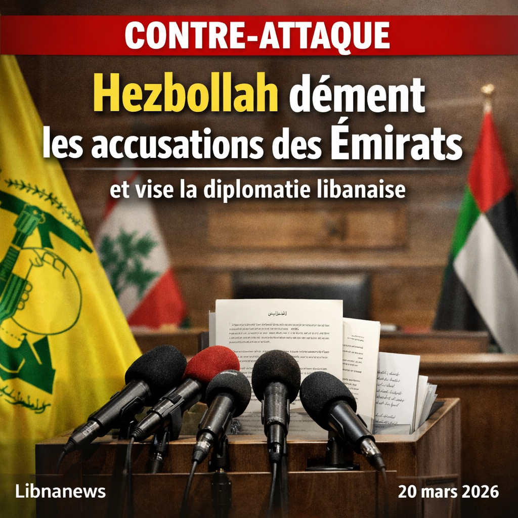 Hezbollah dément les accusations des Émirats et vise la diplomatie libanaise