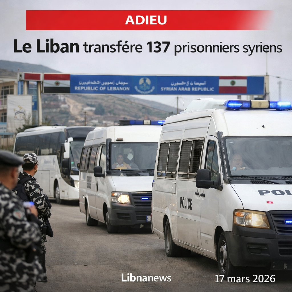 Le Liban transfère 137 prisonniers syriens à Damas