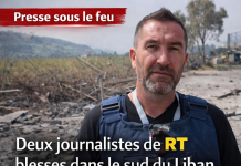 Deux journalistes de RT blessés dans le sud du Liban