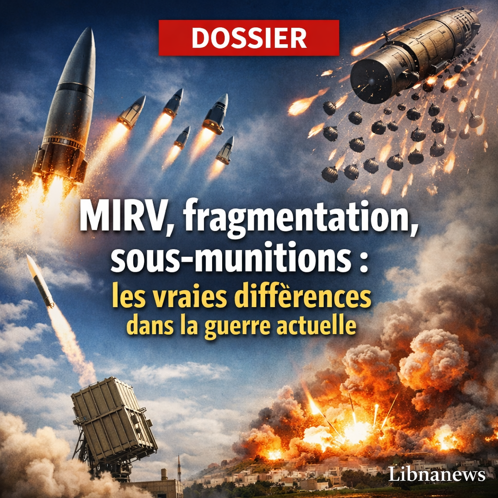 MIRV, fragmentation, sous-munitions : les vraies différences dans la guerre actuelle