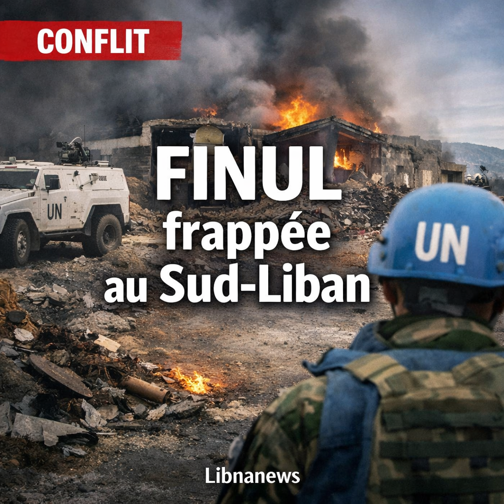 Liban : Trois Casques bleus grièvement blessés dans une attaque au missile contre une base de la FINUL au sud du pays