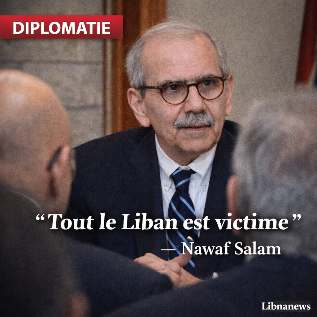 Nawaf Salam aux ambassadeurs : « Tout le Liban est victime » et le gouvernement maintient la décision du monopole exclusif de l’arme par l’État
