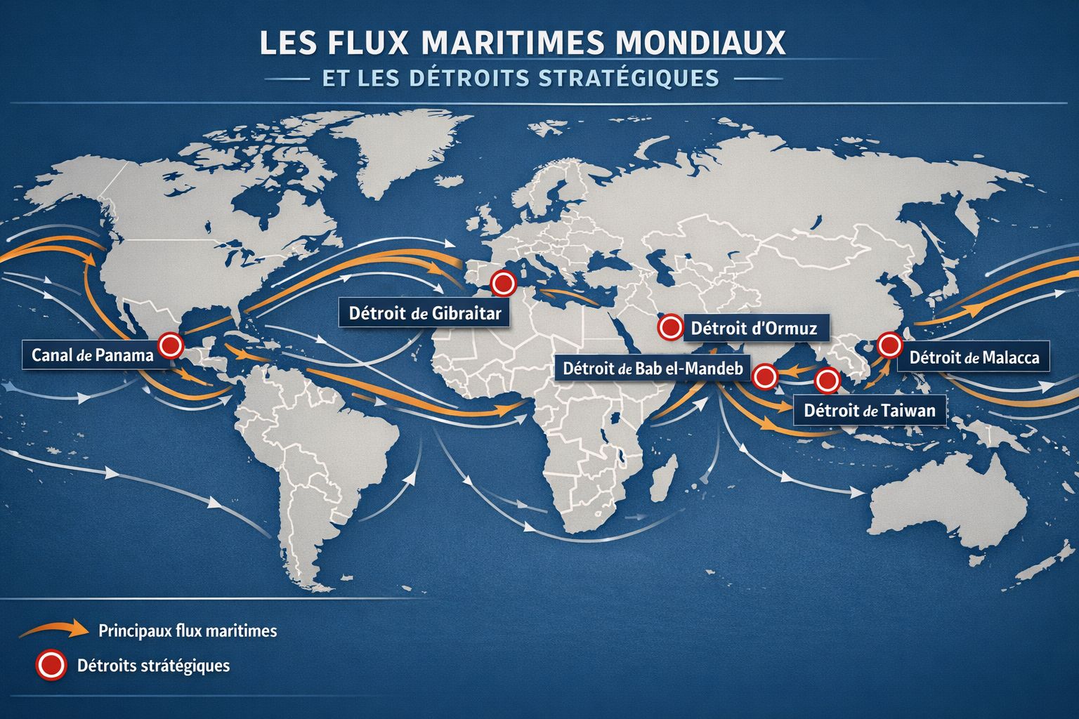 مضائق العالم أو أسرار القوة