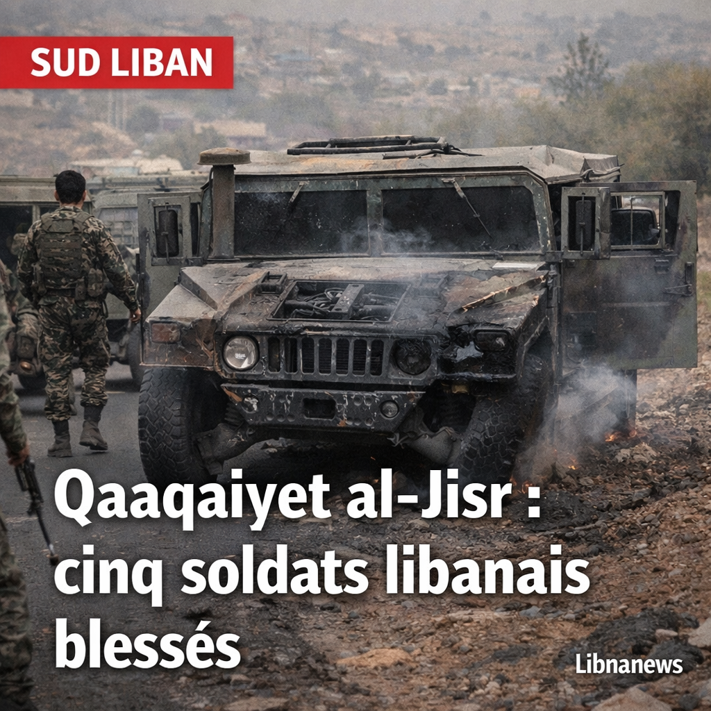 Qaaqaaiyet al-Jisr : cinq soldats libanais blessés