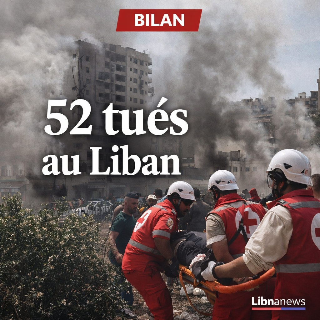 J+2: 52 personnes tuées par des frappes israéliennes au Liban