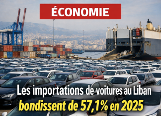 Les importations de voitures via le port de Beyrouth ont bondi de 57,1% en 2025 pour atteindre 70 096 véhicules