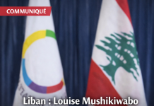 Liban : Louise Mushikiwabo réitère la solidarité de la Francophonie et appelle à une issue diplomatique