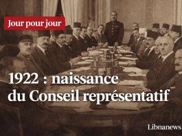 Jour pour Jour: L’arrêté fondateur signé par Robert de Caix instituant le Conseil représentatif du Grand Liban