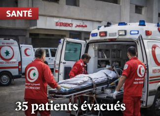 Frappes israéliennes: le Croissant-Rouge libanais évacue d’urgence 35 patients des hôpitaux de Dahiyeh ce 6 mars 2026