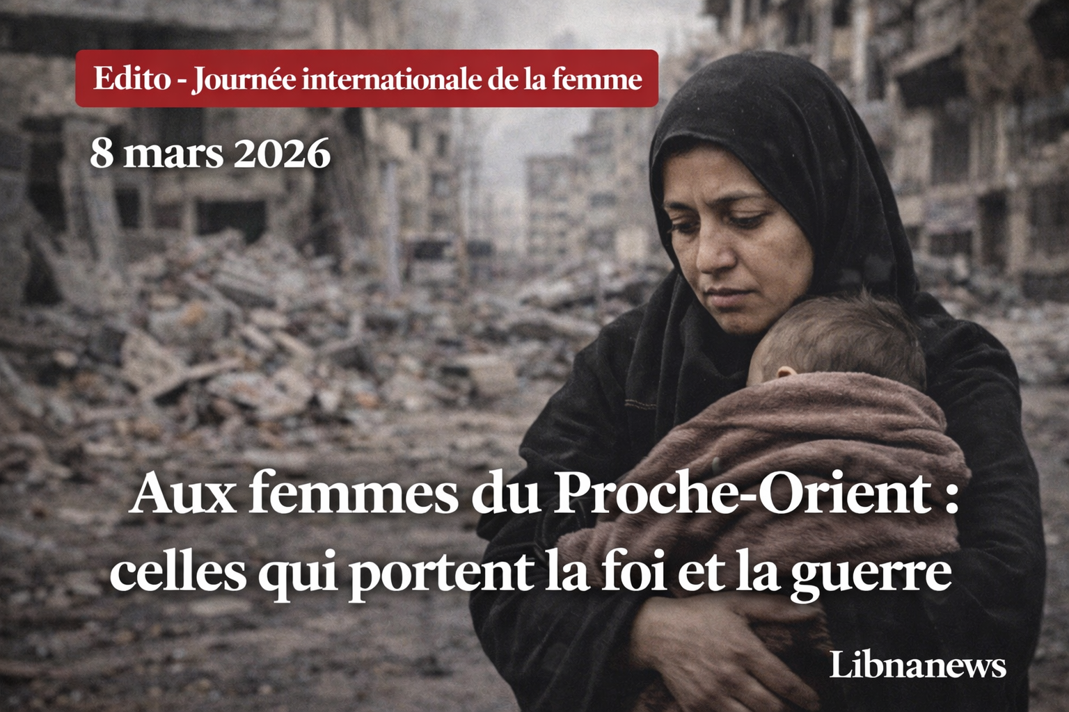 Aux femmes du Proche-Orient : celles qui portent la croix de la foi et de la guerre