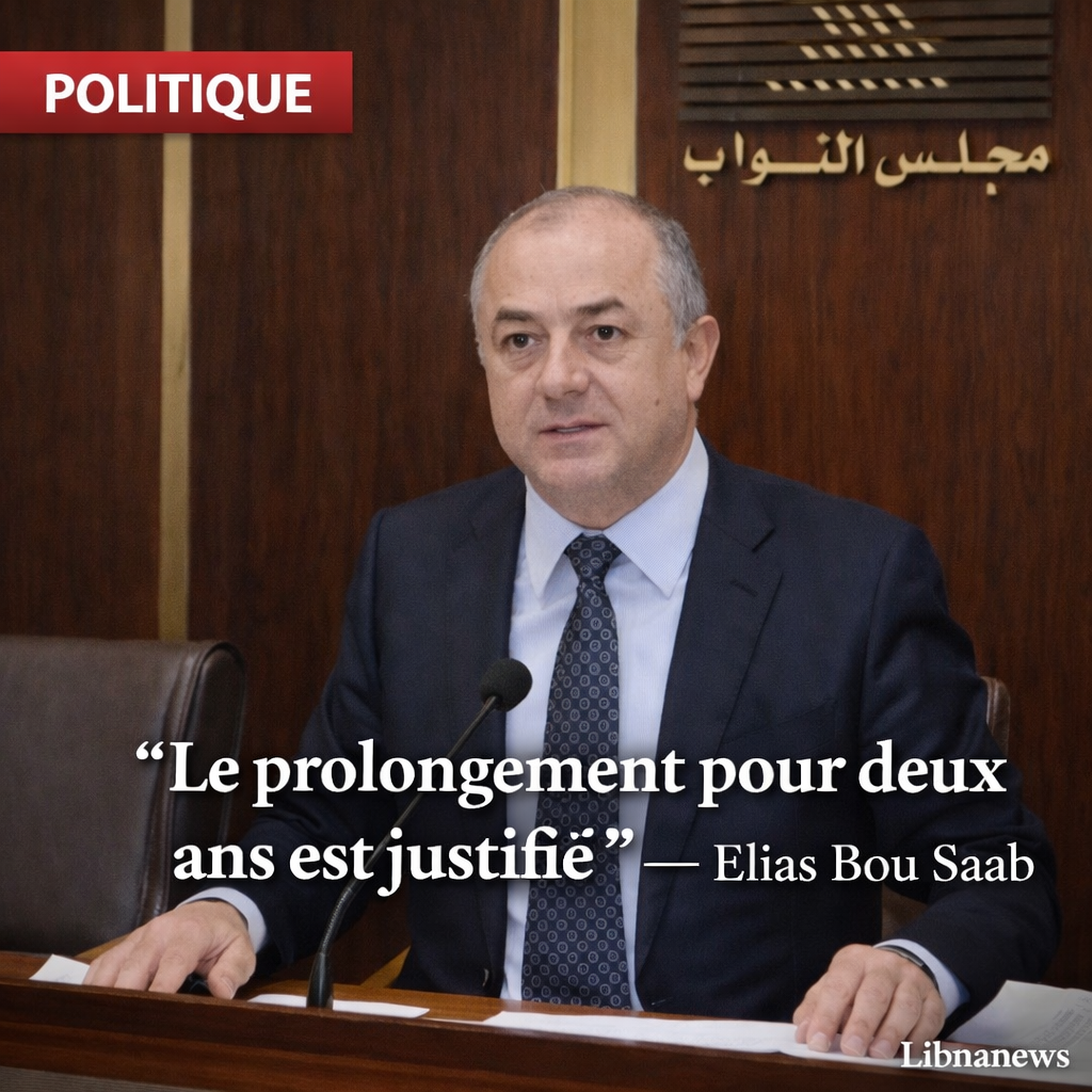 Liban : Elias Bou Saab annonce un consensus pour proroger le Parlement de deux ans