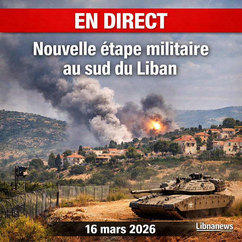 En direct: Une nouvelle étape militaire au sud du Liban