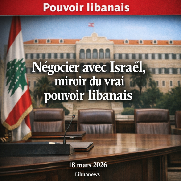 التفاوض مع إسرائيل، مرآة للسلطة اللبنانية الحقيقية